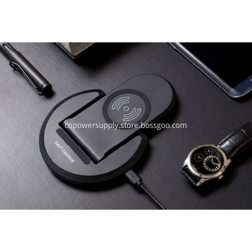 2 In 1 Foldable QI Fast Wireless Charger